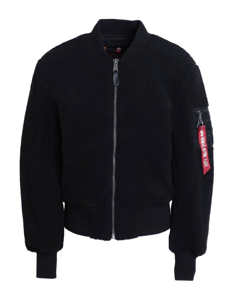 ALPHA INDUSTRIES Shearling- & Kunstfell Herren Schwarz von ALPHA INDUSTRIES