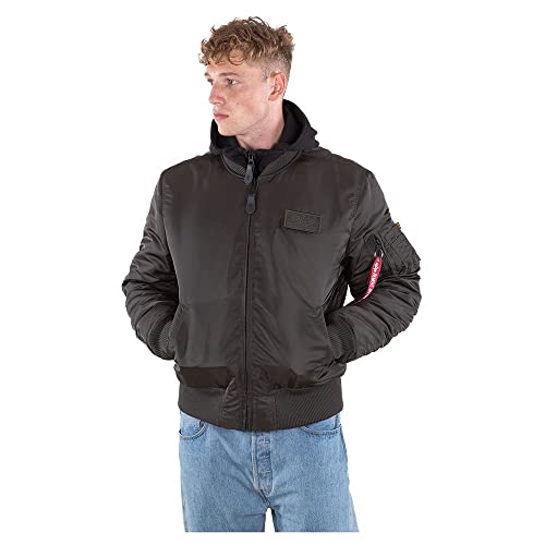 ALPHA INDUSTRIES MA-1 D-Tec Bomberjacke für Herren Black Olive von ALPHA INDUSTRIES