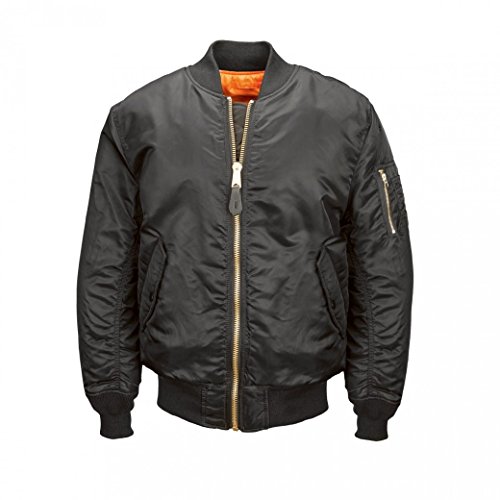 Alpha Industries Herren MA-1 Bomberjacke, Navy, XXL von ALPHA INDUSTRIES