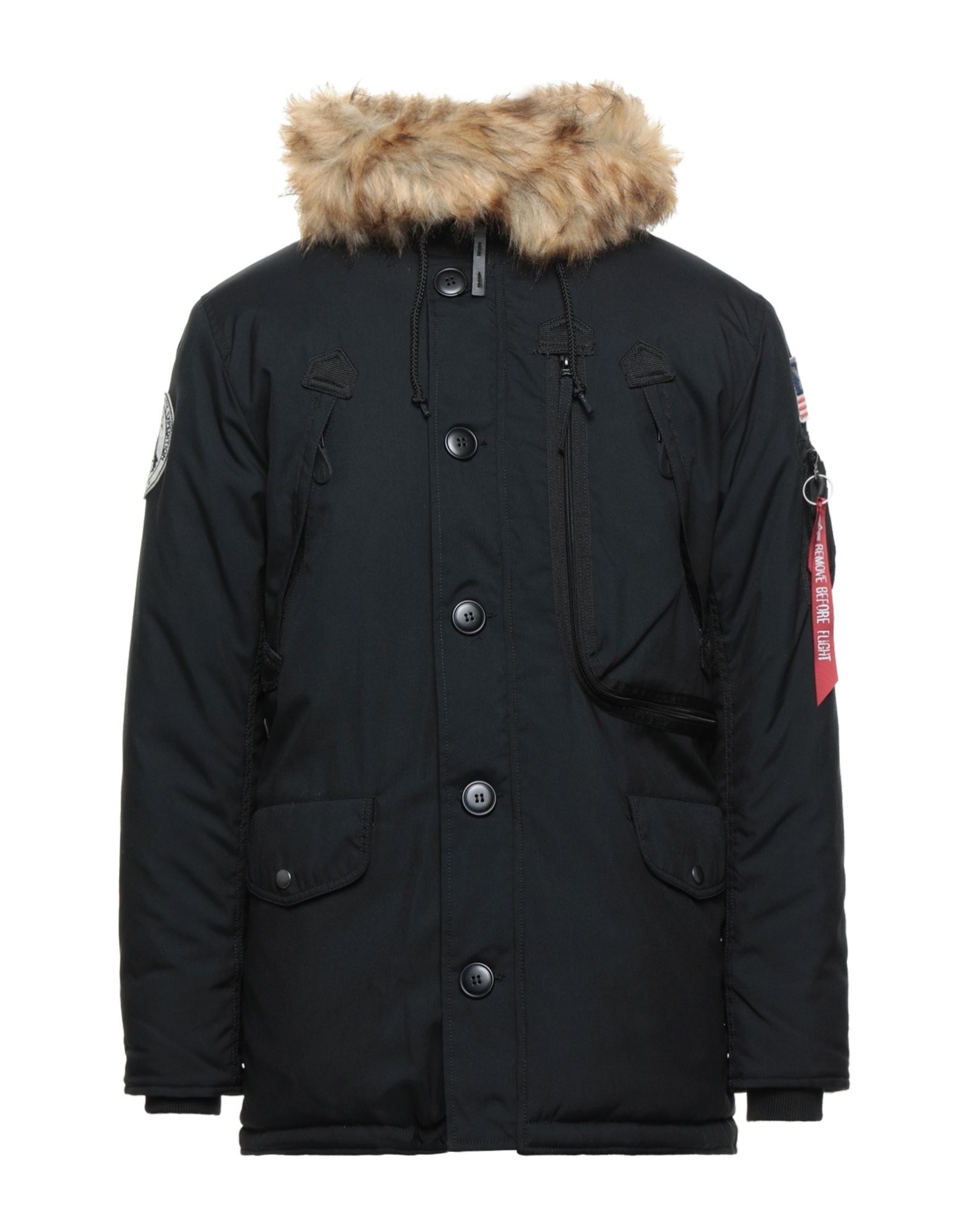 ALPHA INDUSTRIES Mantel Herren Schwarz von ALPHA INDUSTRIES