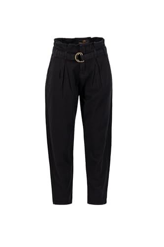 ALPHA INDUSTRIES Paperbag Pant wmn stylische Paperbag Hose für Damen Black von ALPHA INDUSTRIES