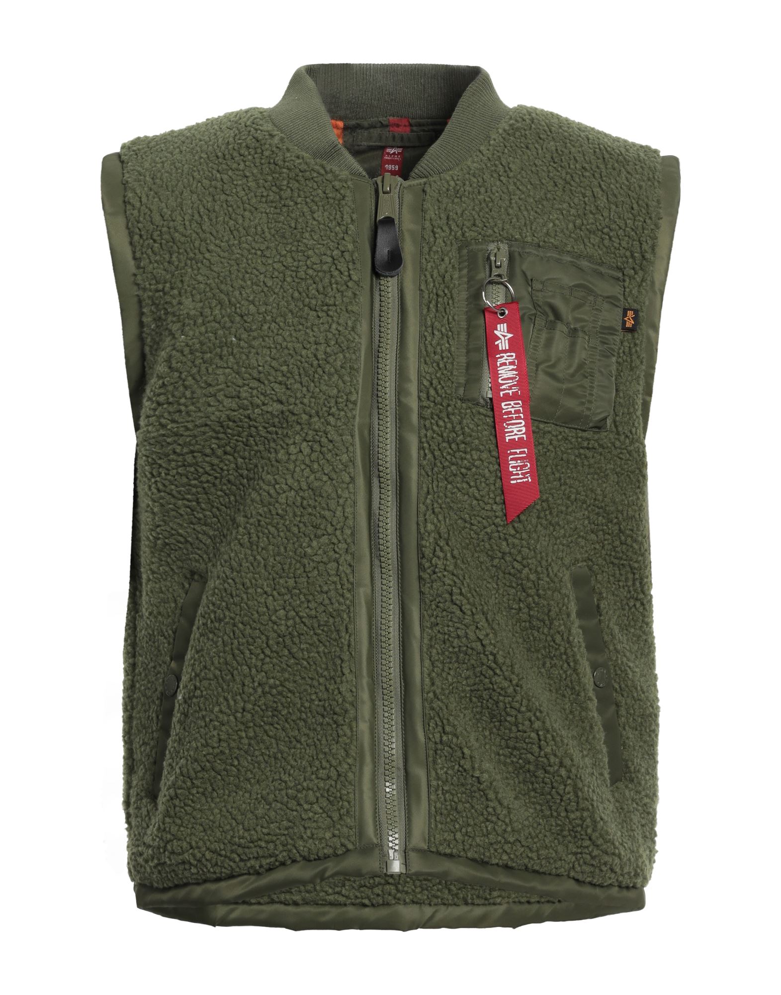 ALPHA INDUSTRIES Shearling- & Kunstfell Herren Militärgrün von ALPHA INDUSTRIES