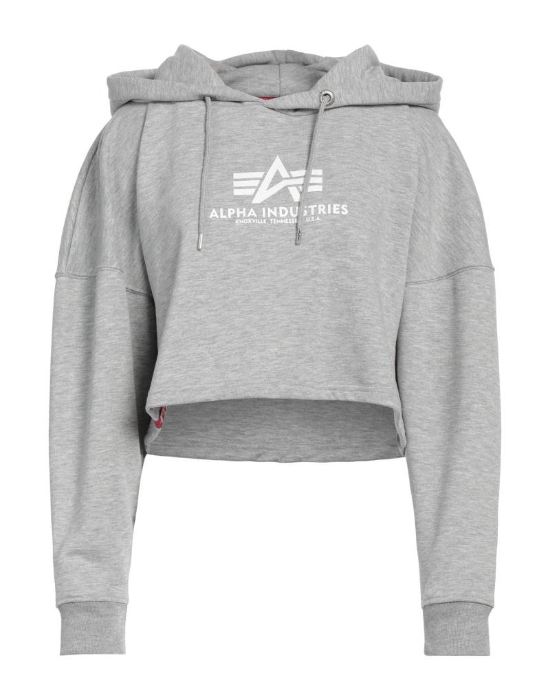 ALPHA INDUSTRIES Sweatshirt Damen Grau von ALPHA INDUSTRIES