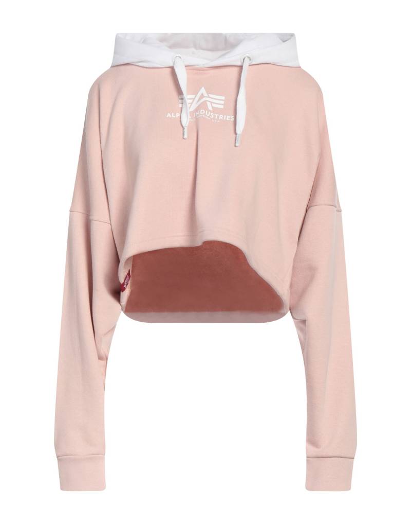 ALPHA INDUSTRIES Sweatshirt Damen Hellrosa von ALPHA INDUSTRIES