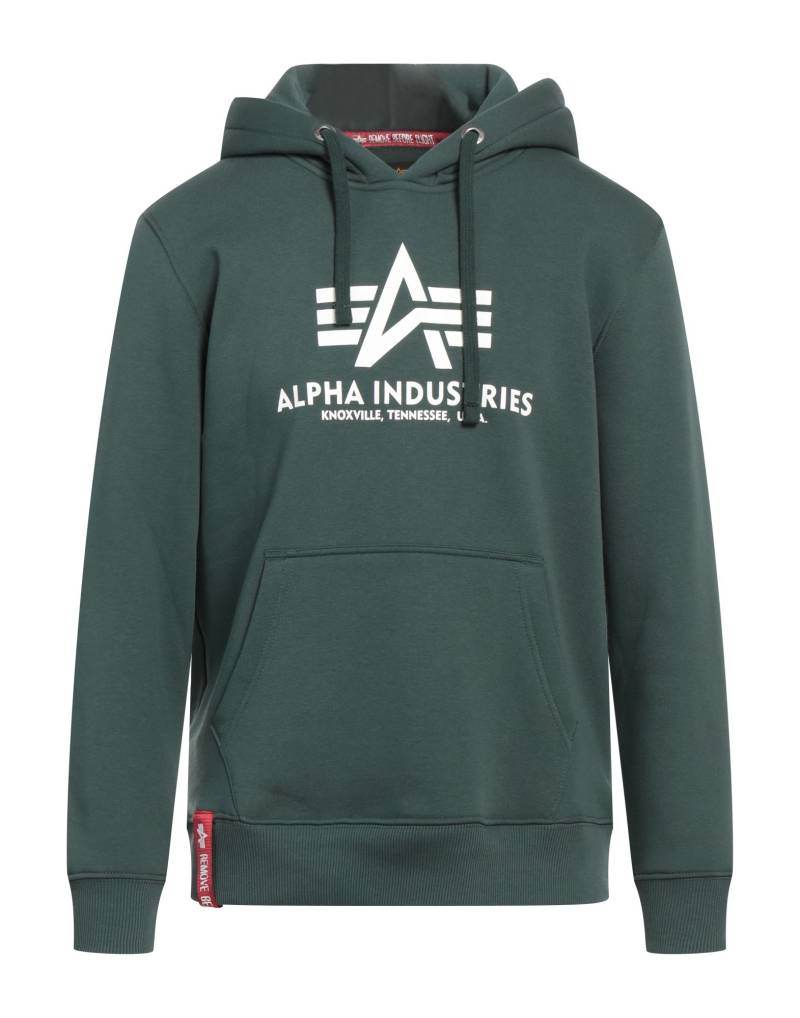 ALPHA INDUSTRIES Sweatshirt Herren Aquamarin von ALPHA INDUSTRIES
