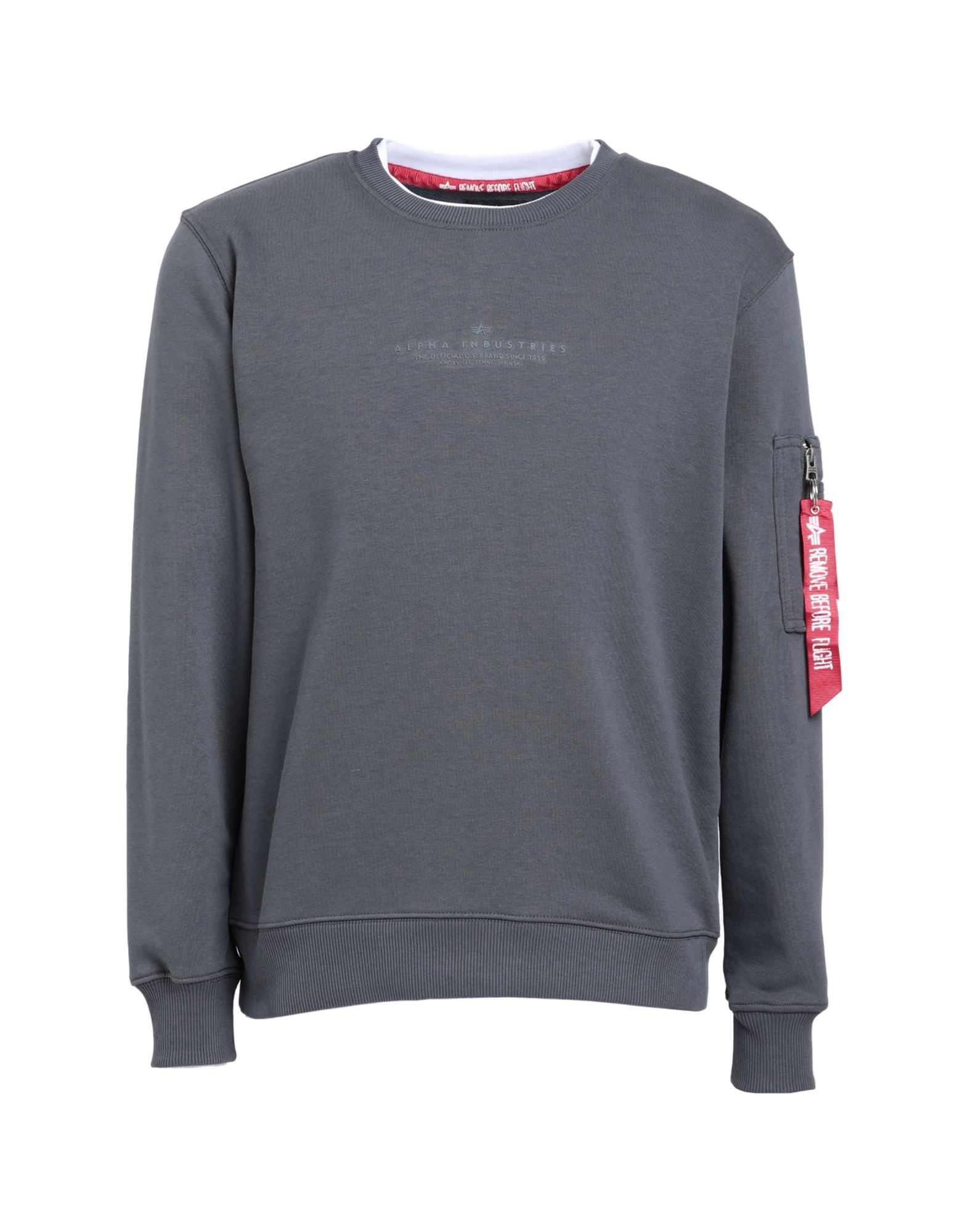 ALPHA INDUSTRIES Sweatshirt Herren Blei von ALPHA INDUSTRIES