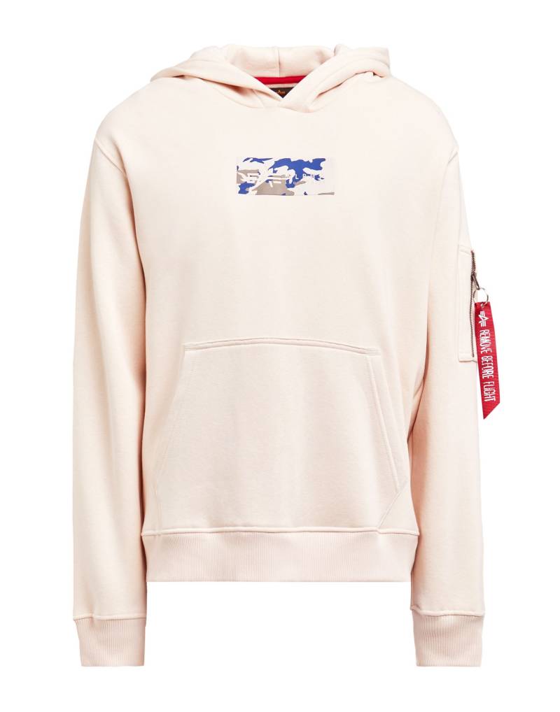 ALPHA INDUSTRIES Sweatshirt Herren Cremeweiß von ALPHA INDUSTRIES