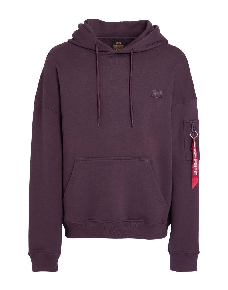 ALPHA INDUSTRIES Sweatshirt Herren Dunkelviolett von ALPHA INDUSTRIES