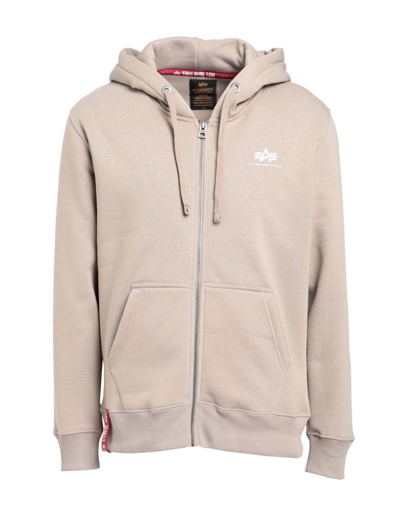 ALPHA INDUSTRIES Sweatshirt Herren Khaki von ALPHA INDUSTRIES