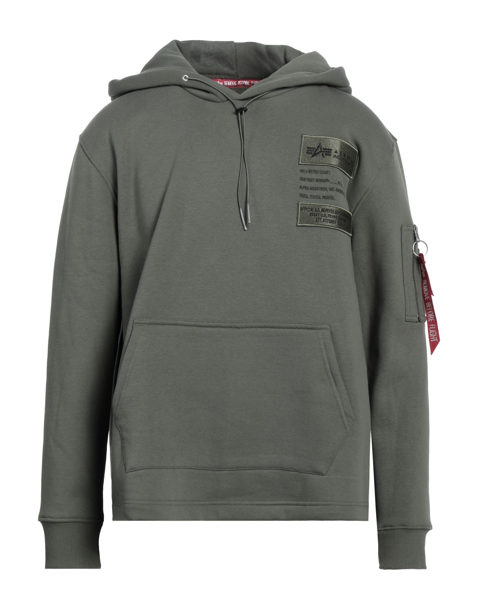 ALPHA INDUSTRIES Sweatshirt Herren Militärgrün von ALPHA INDUSTRIES