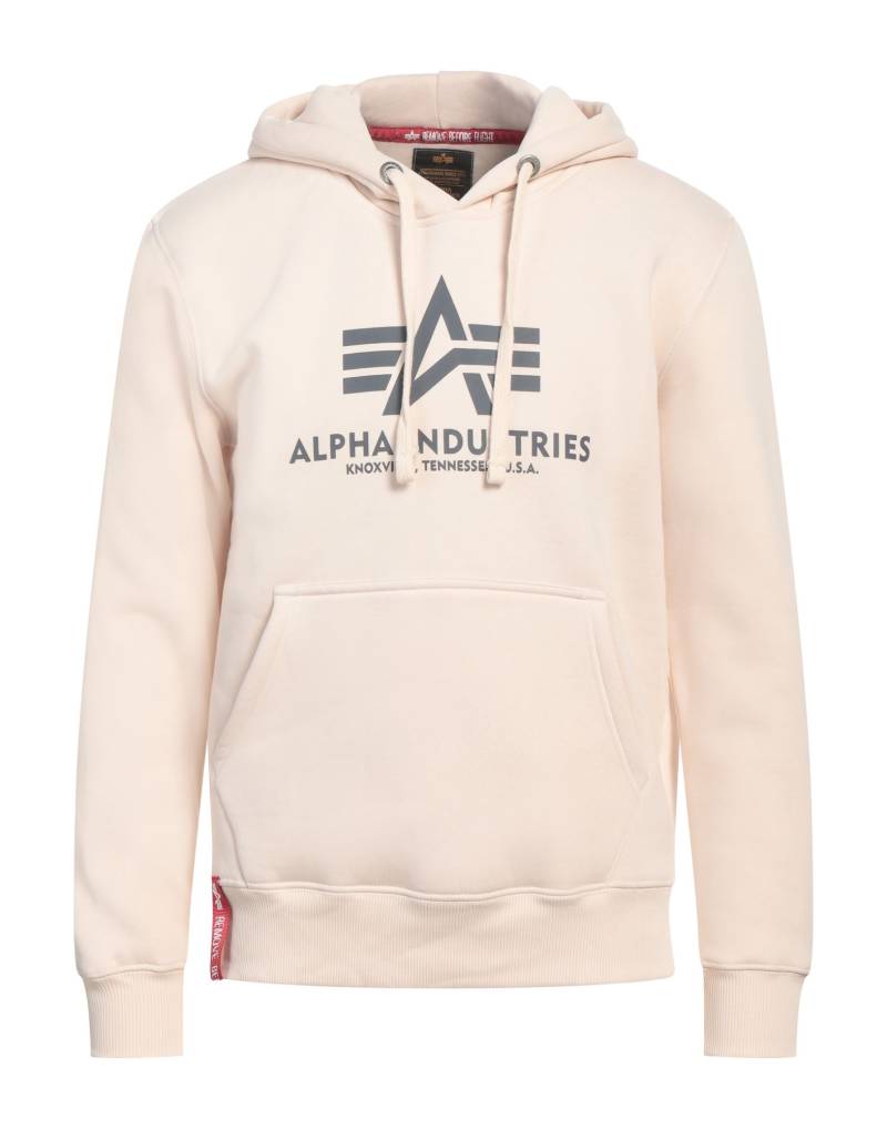 ALPHA INDUSTRIES Sweatshirt Herren Off white von ALPHA INDUSTRIES