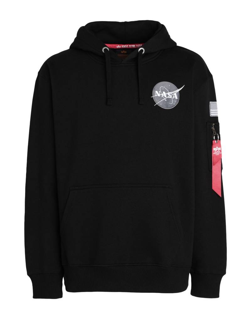 ALPHA INDUSTRIES Sweatshirt Herren Schwarz von ALPHA INDUSTRIES