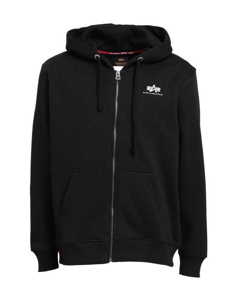 ALPHA INDUSTRIES Sweatshirt Herren Schwarz von ALPHA INDUSTRIES