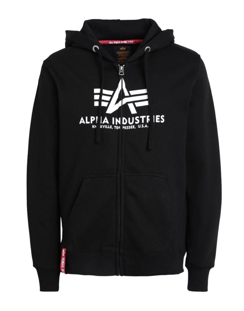 ALPHA INDUSTRIES Sweatshirt Herren Schwarz von ALPHA INDUSTRIES