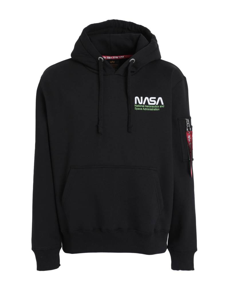 ALPHA INDUSTRIES Sweatshirt Herren Schwarz von ALPHA INDUSTRIES