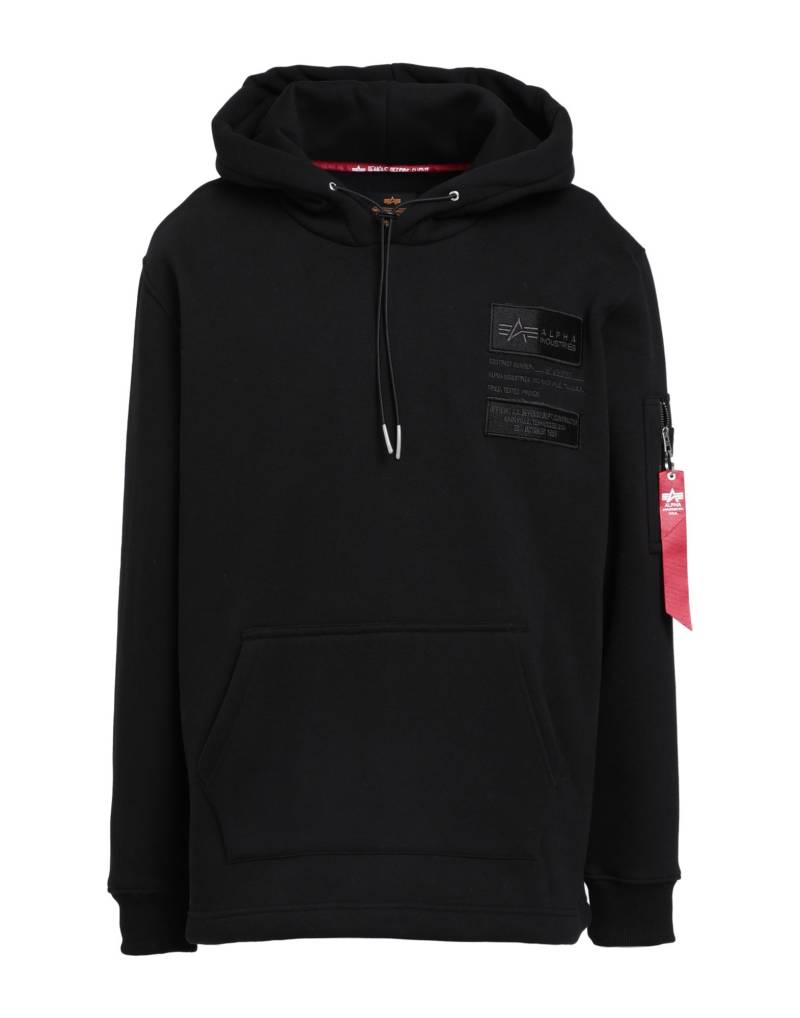ALPHA INDUSTRIES Sweatshirt Herren Schwarz von ALPHA INDUSTRIES