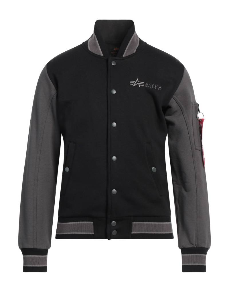 ALPHA INDUSTRIES Sweatshirt Herren Schwarz von ALPHA INDUSTRIES