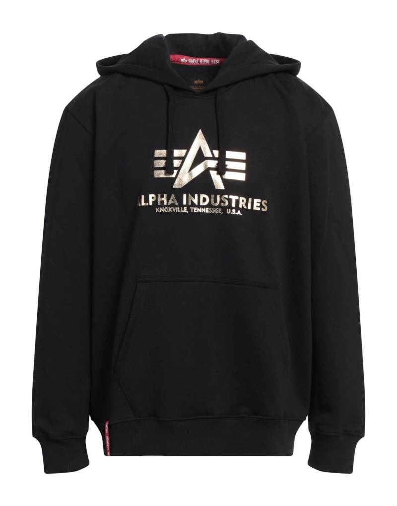 ALPHA INDUSTRIES Sweatshirt Herren Schwarz von ALPHA INDUSTRIES