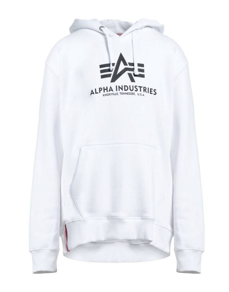 ALPHA INDUSTRIES Sweatshirt Herren Weiß von ALPHA INDUSTRIES