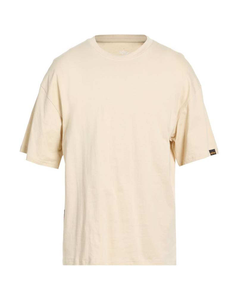 ALPHA INDUSTRIES T-shirts Herren Beige von ALPHA INDUSTRIES