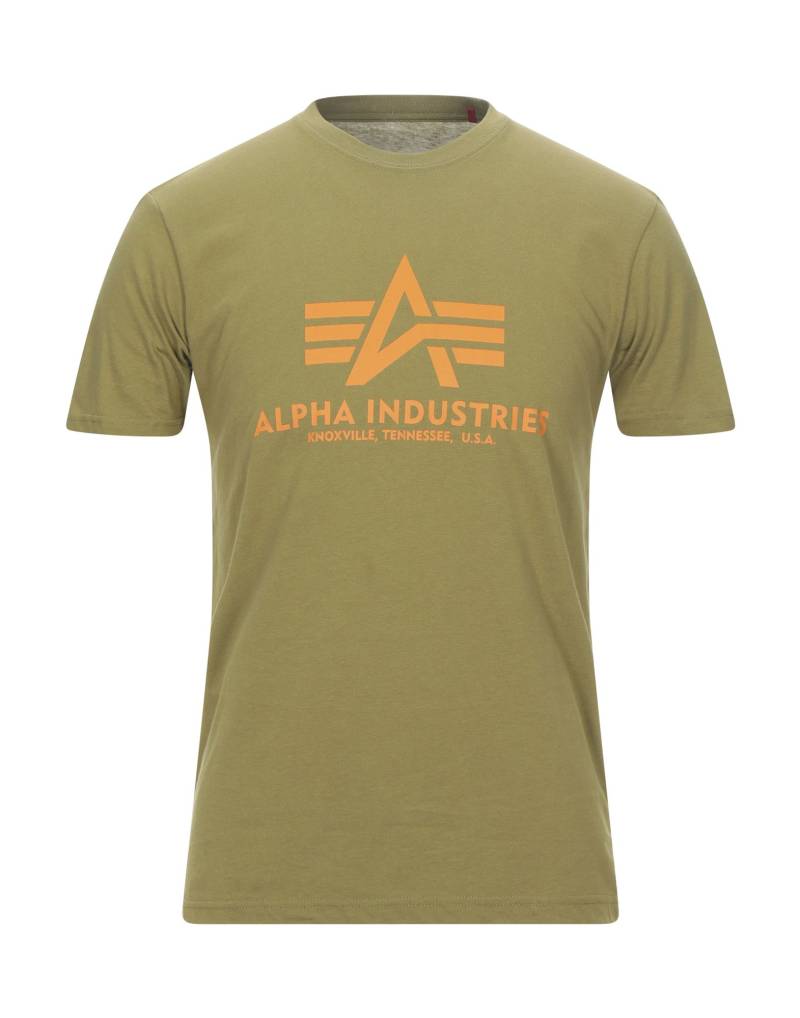 ALPHA INDUSTRIES T-shirts Herren Militärgrün von ALPHA INDUSTRIES