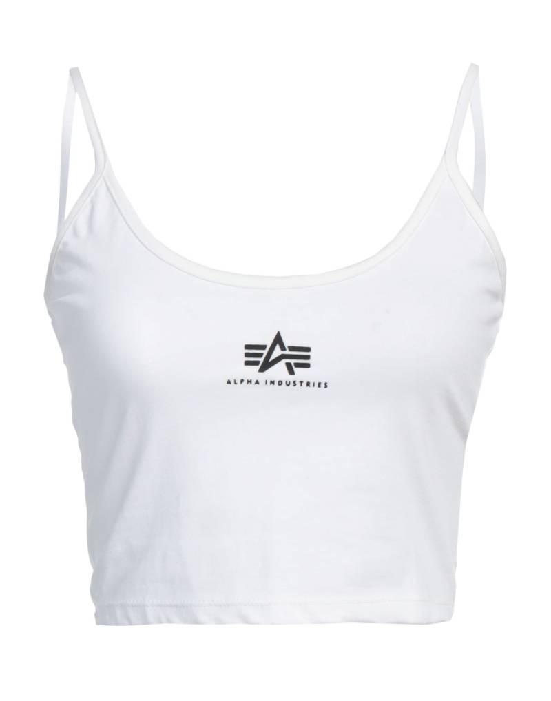 ALPHA INDUSTRIES Top Damen Weiß von ALPHA INDUSTRIES