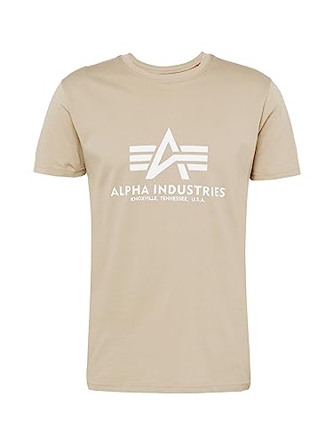 ALPHA INDUSTRIES Unisex Basic T-Shirt Hose, Vintage Sand, S von ALPHA INDUSTRIES