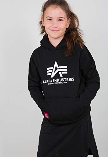 Alpha Industries Basic Hoodie für Kids und Teens Black von ALPHA INDUSTRIES