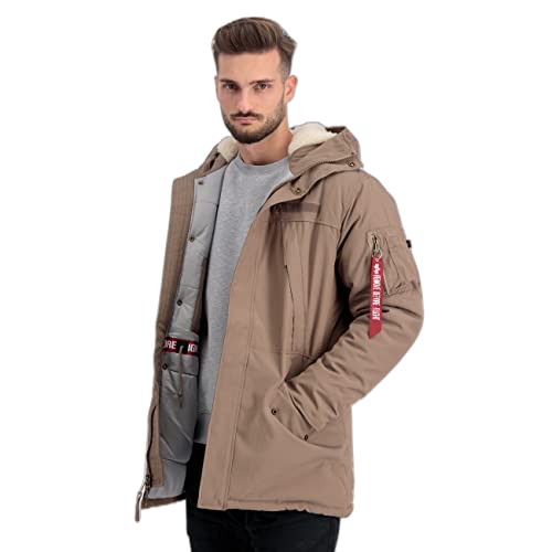 Alpha Industries Herren N3B Expedition Parka Winterjacke, Taupe, XL von ALPHA INDUSTRIES