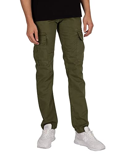 Alpha Industries Herren Agent Pant Freizeithose Hose, Dark Olive, 33 von ALPHA INDUSTRIES