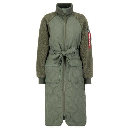 Alpha Industries ALS Teddy Coat wmn Winterjacke für Damen Sage-Green von ALPHA INDUSTRIES