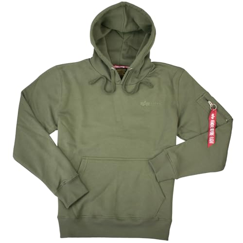 Alpha Industries Air Force Hoody Kapuzensweat für Herren Dark Olive von ALPHA INDUSTRIES