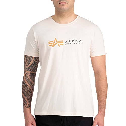 Alpha Industries Alpha Label T T-Shirt für Herren Jet Stream White Alpha Industries Alpha Label T T-Shirt für Herren Jet Stream White von ALPHA INDUSTRIES