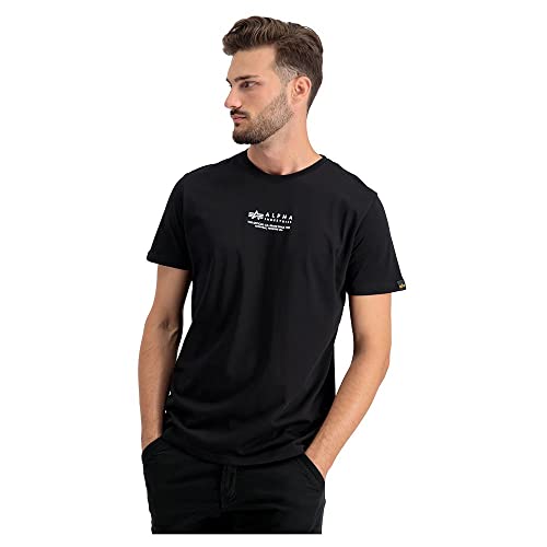 Alpha Industries Alpha Wording T T-Shirt für Herren Black Alpha Industries Alpha Wording T T-Shirt für Herren Black von Alpha Industries