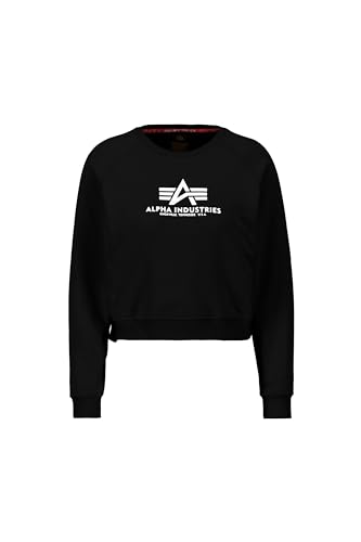 Alpha Industries Basic Boxy Sweater Wmn Sweatshirt für Damen Black Alpha Industries Basic Boxy Sweater Wmn Sweatshirt für Damen Black von ALPHA INDUSTRIES