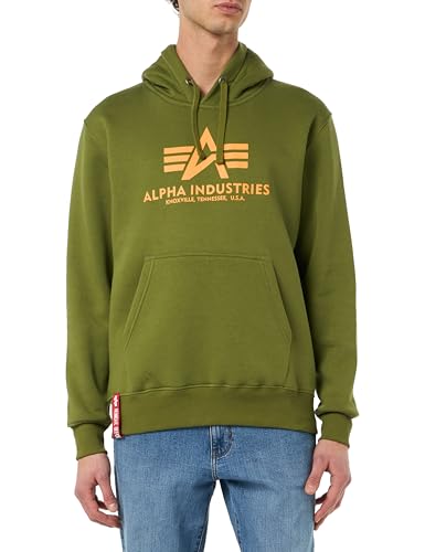 Alpha Industries Basic Hoodie für Herren Moss Green Alpha Industries Basic Hoodie für Herren Moss Green von ALPHA INDUSTRIES