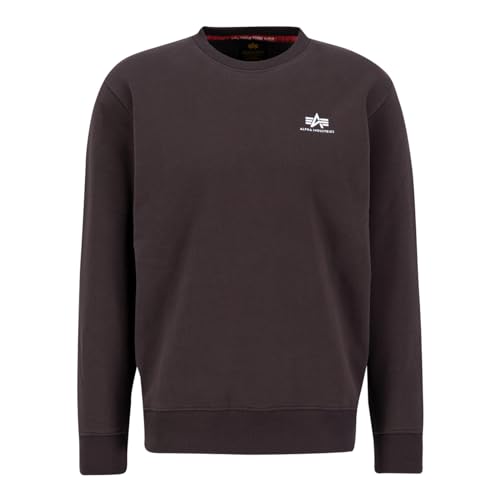 Alpha Industries Basic Sweater Small Logo Sweatshirt für Herren Hunter Brown Alpha Industries Basic Sweater Small Logo Sweatshirt für Herren Hunter Brown von ALPHA INDUSTRIES