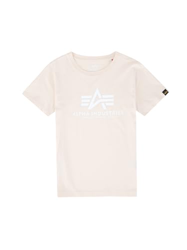 Alpha Industries Basic T Kids/Teens T-Shirt für Kinder Jet Stream White/White von ALPHA INDUSTRIES