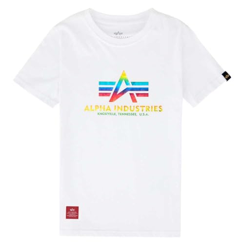 Alpha Industries Unisex Kinder Basic Metal Für Kids Und Teens T-Shirt, White/Metal Red, 146-152 EU Alpha Industries Unisex Kinder Basic Metal Für Kids Und Teens T-Shirt, White/Metal Red, 146-152 EU von ALPHA INDUSTRIES