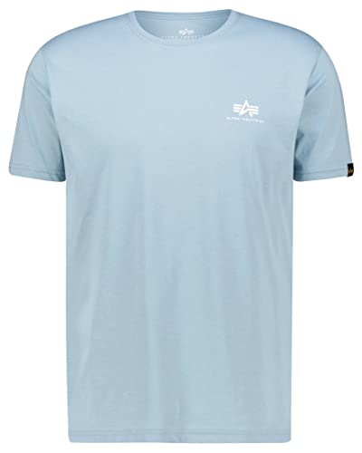 Alpha Industries Basic T Small Logo T-Shirt für Herren Greyblue von ALPHA INDUSTRIES