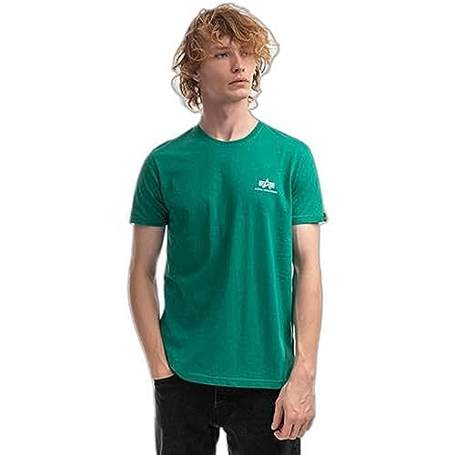 Alpha Industries Herren Basic T Small Logo T-Shirt, Jungle Green, Medium Alpha Industries Herren Basic T Small Logo T-Shirt, Jungle Green, Medium von ALPHA INDUSTRIES