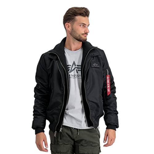 Alpha Industries CWU Jet Blast Bomberjacke für Herren Black von ALPHA INDUSTRIES