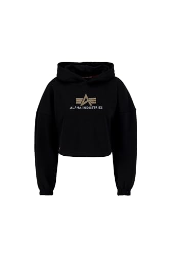 Alpha Industries Crystal COS Hoody wmn Hoody für Damen Black von ALPHA INDUSTRIES