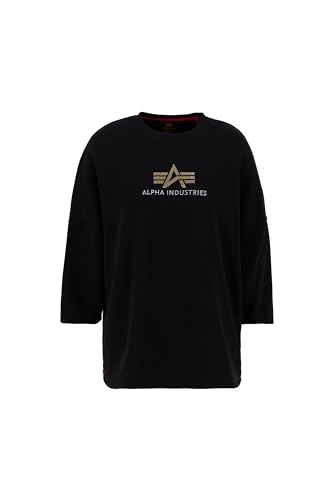 Alpha Industries Crystal OS Sweater wmn Sweatshirt für Damen Black von ALPHA INDUSTRIES