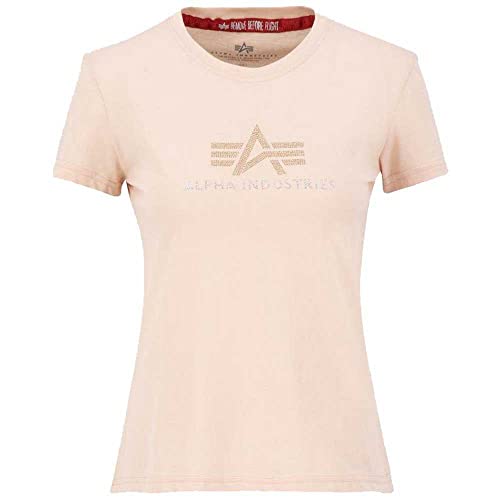 Alpha Industries Crystal T wmn T-Shirt für Damen Pastel Peach Alpha Industries Crystal T wmn T-Shirt für Damen Pastel Peach von ALPHA INDUSTRIES