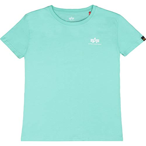 Alpha Industries Damen Basic T Small Logo T-Shirt, Mintgrün Alpha Industries Damen Basic T Small Logo T-Shirt, Mintgrün von ALPHA INDUSTRIES