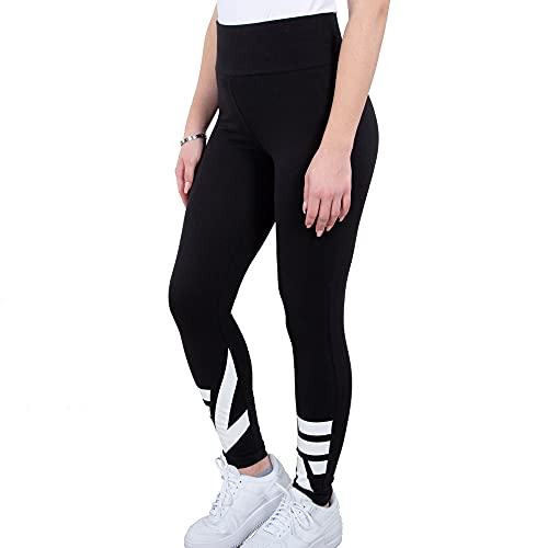 Alpha Industries Damen Logo Print Wmn Frauen Leggings, Black, S von ALPHA INDUSTRIES