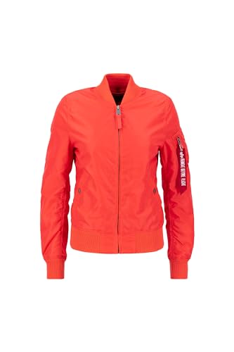 Alpha Industries Damen MA-1 TT Bomberjacke, Radiant Red, 38 von ALPHA INDUSTRIES