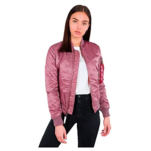 Alpha Industries Damen MA-1 VF 59 Wmn Bomberjacke, Dusty Pink, M von ALPHA INDUSTRIES