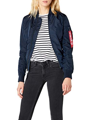 Alpha Industries Damen Ma-1 TT Jacke, Rep.Blue, X-Small von ALPHA INDUSTRIES